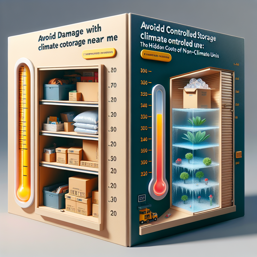  Avoid Damage with Climate Controlled Storage Near Me: The Hidden Costs of Non-Climate Units