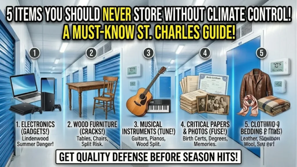 5 Items You Should Never Store Without Climate Control