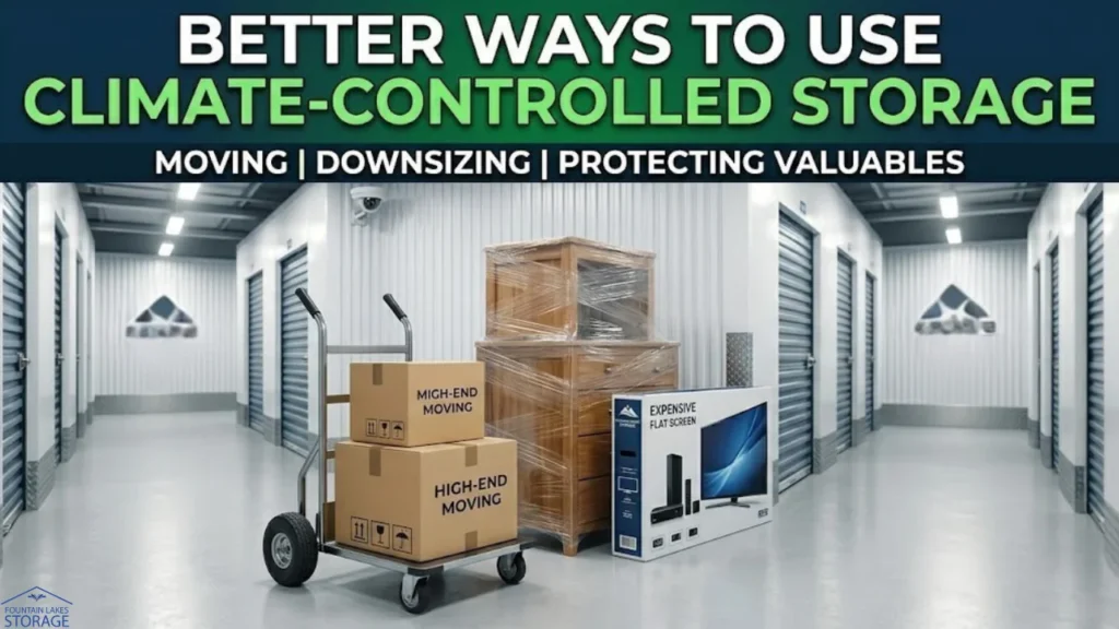 Better Ways to Use Climate-Controlled Storage