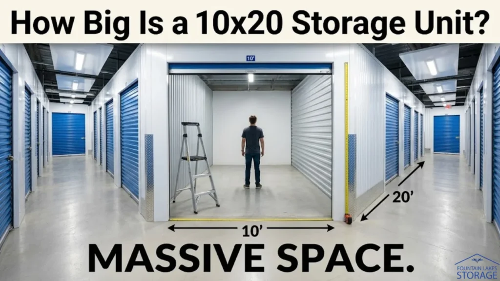 How-Big Is a 10x20 Storage Unit