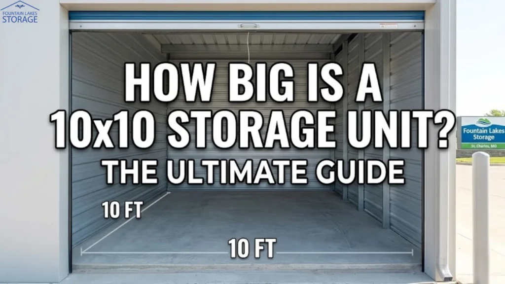 How Big is a 10x10 Storage Unit