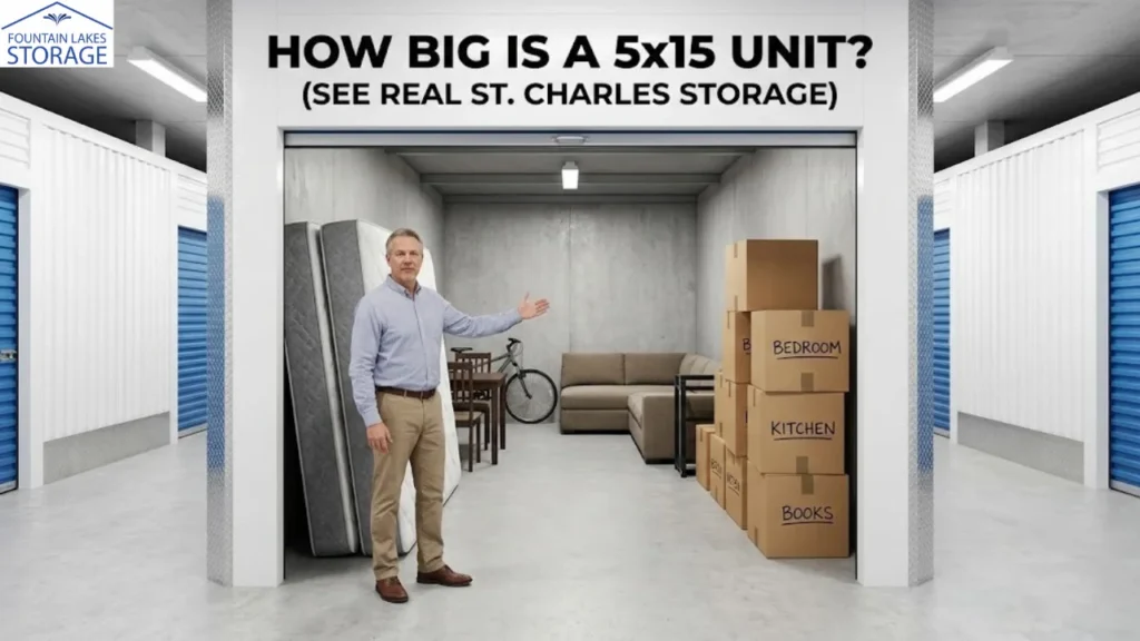 How Big is a 5x15 Storage Unit