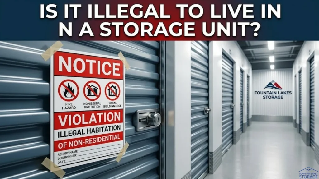 Is It Illegal to Live in a Storage Unit