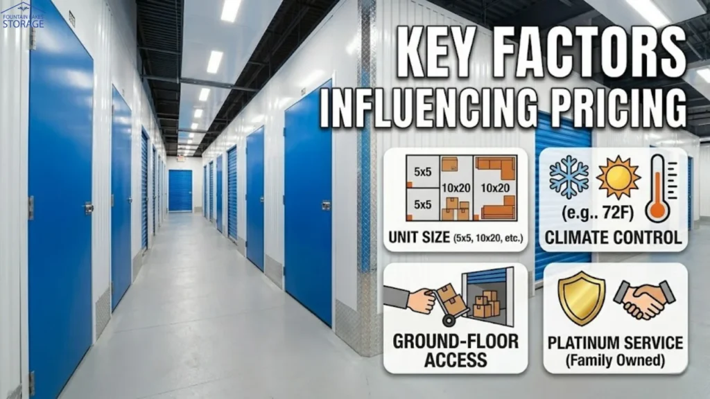 Key Factors That Influence Storage Unit Pricing