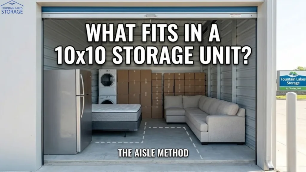 What Fits in a 10x10 Storage Unit