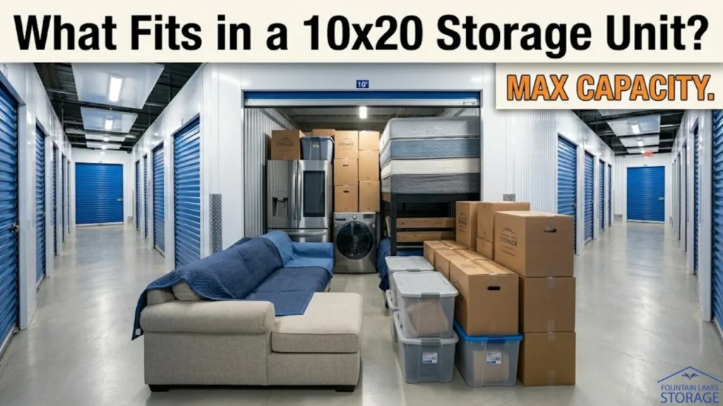 What Fits in a 10x20 Storage Unit