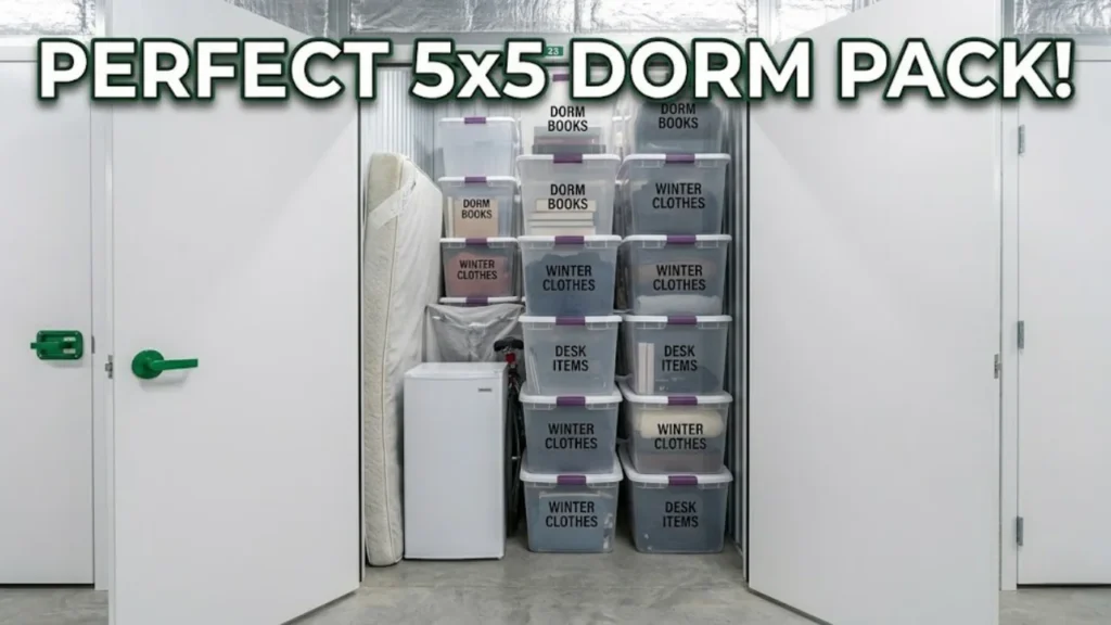 5x5 Storage Units for students