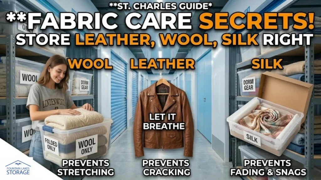 Care for Specific Fabrics in Your Storage Unit