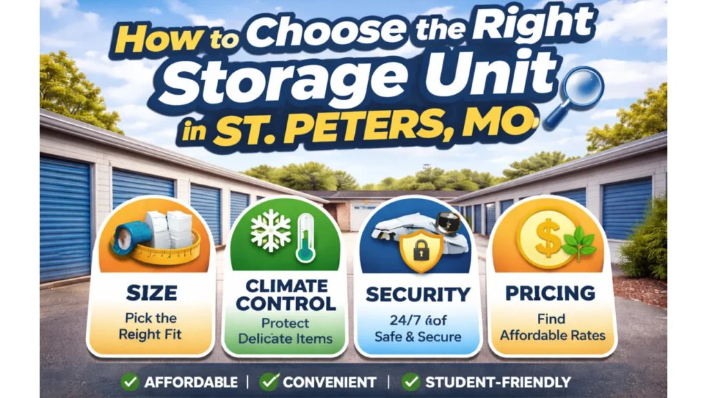 How to Choose the Right Storage Unit in St. Peters, MO