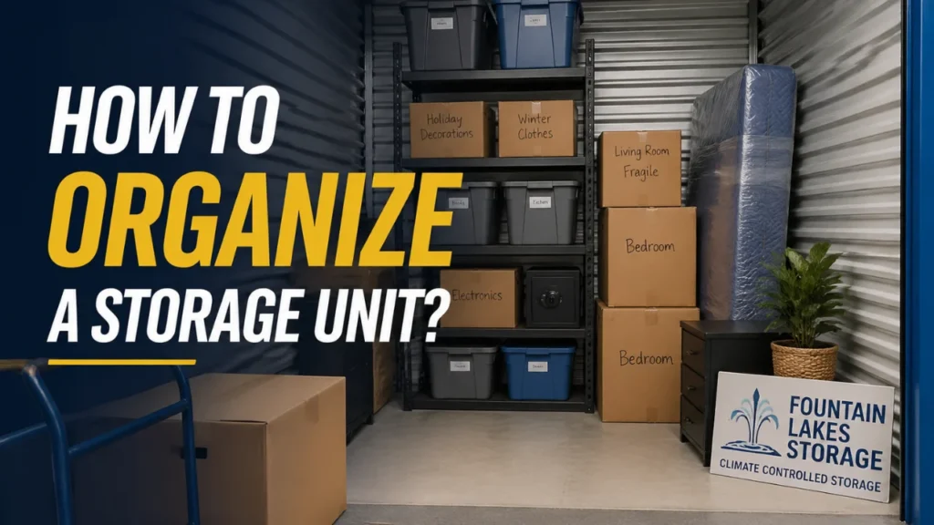 How to Organize a Storage Unit
