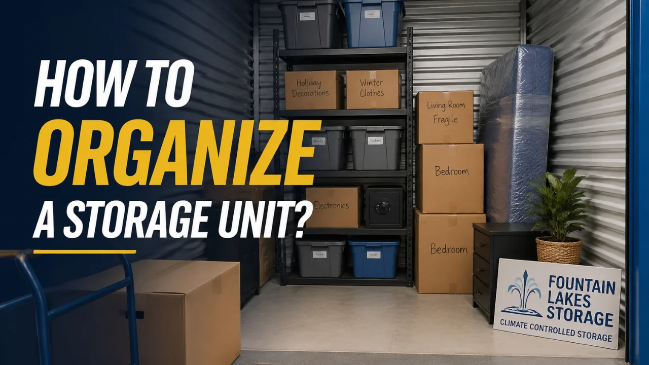 How to Organize a Storage Unit