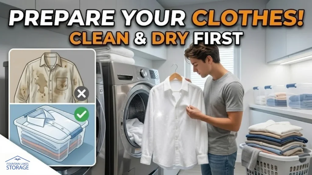 Step 1 Prepare Every Garment for Long-Term Storage