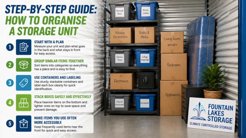 Step-by-Step Guide How to Organise a Storage Unit