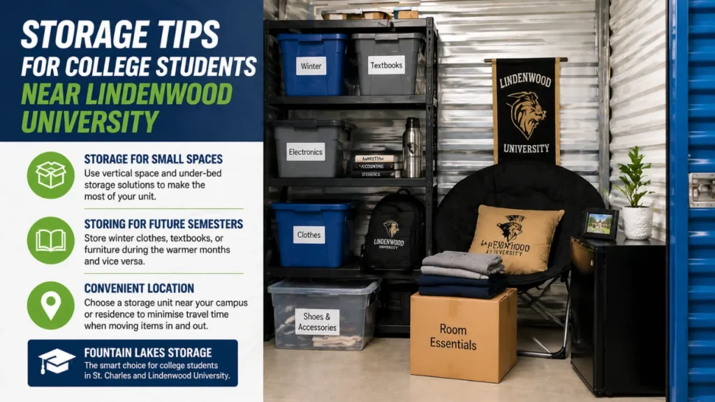 Storage Tips for College Students Near Lindenwood University