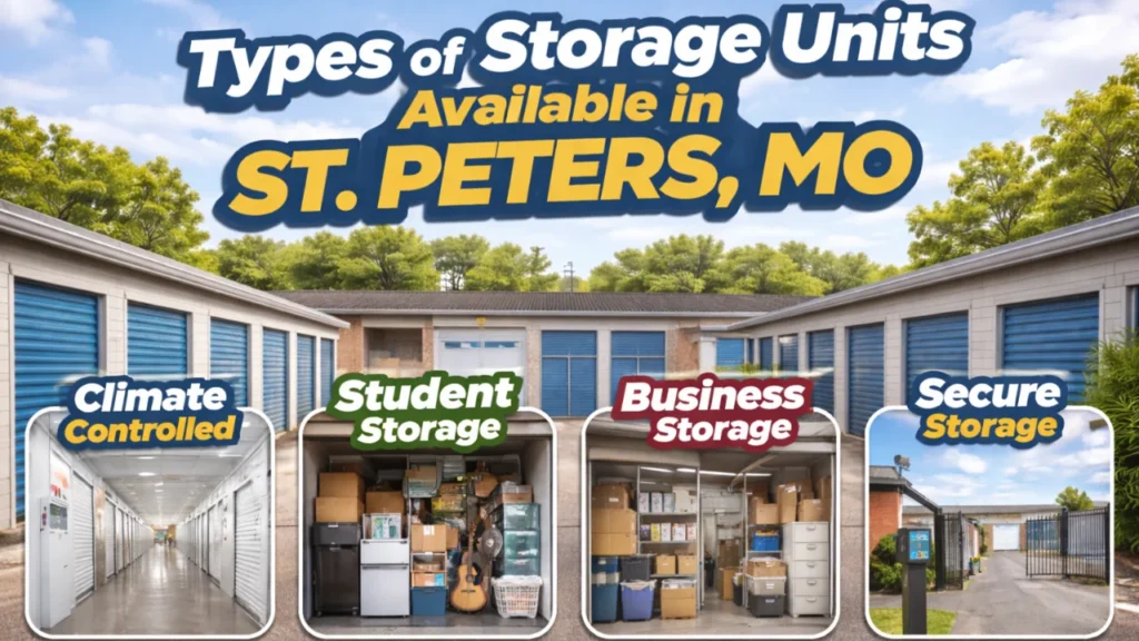 Types of Storage Units Available in St. Peters, MO