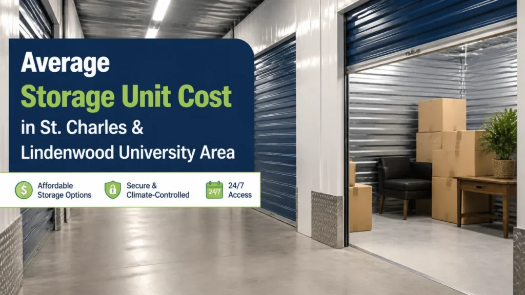 Average Storage Unit Cost in St. Charles
