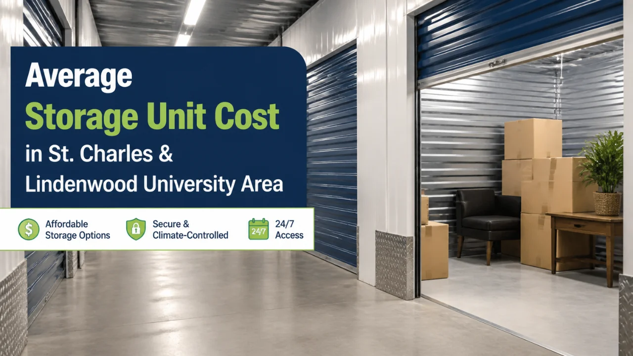 Average Storage Unit Cost in St. Charles