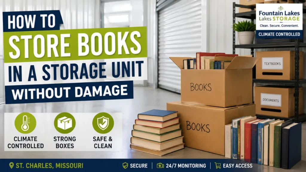How to Store Books in a Storage Unit Without Damage