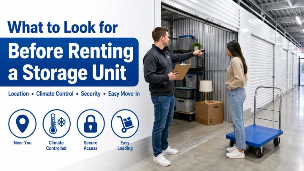 What to Look for Before Renting a Storage Unit