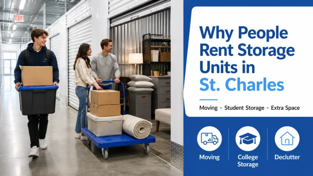Why People Rent Storage Units in St. Charles