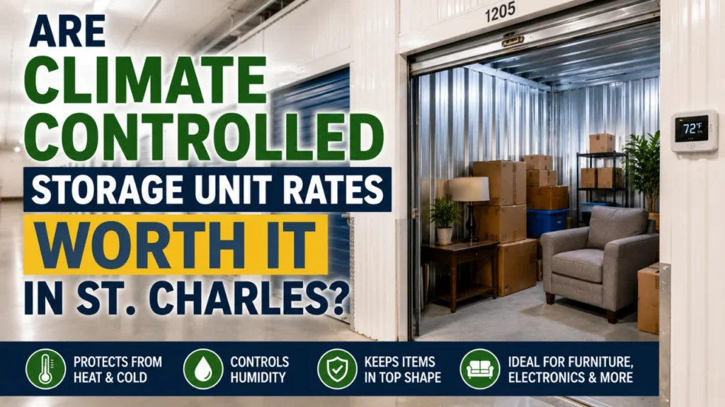 Are Climate Controlled Storage Unit Rates Worth It in St. Charles