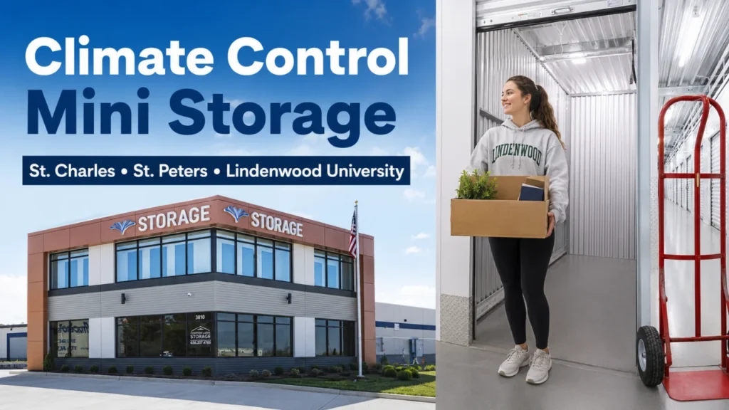 Climate Control Mini Storage Near St. Charles, St. Peters & Lindenwood University