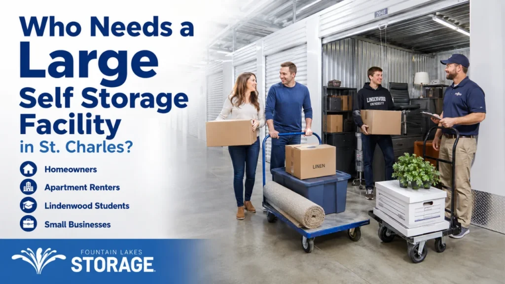 Who Needs a Large Self Storage Facility in St. Charles