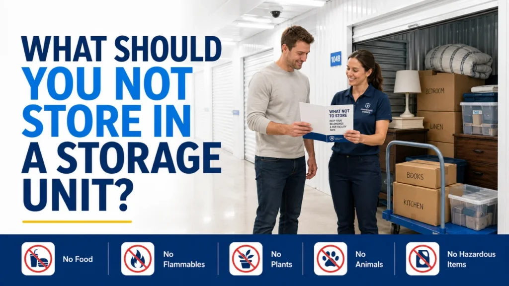 What Should You Not Store in a Storage Unit