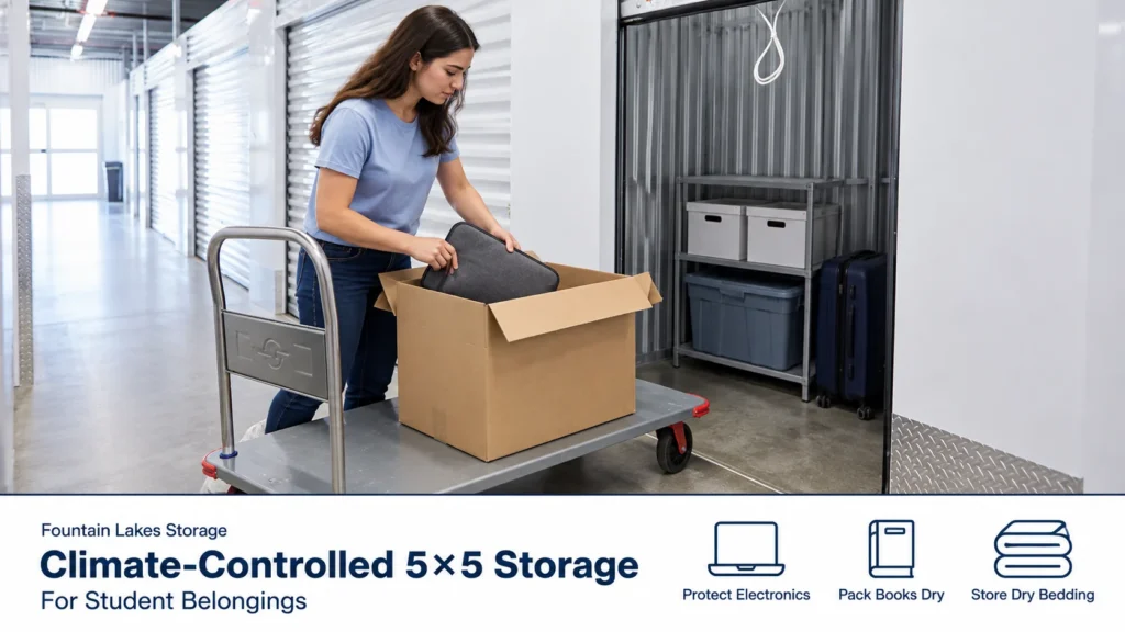 Climate-Controlled Storage for Student Belongings