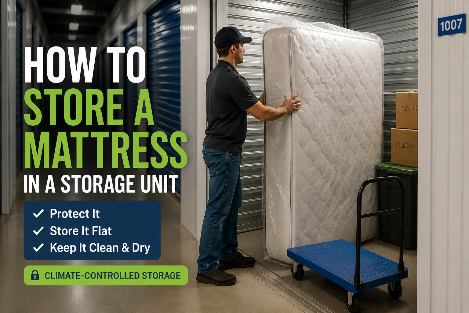 How to Store a Mattress in a Storage Unit Easy Steps